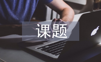 課題調研進度安排
